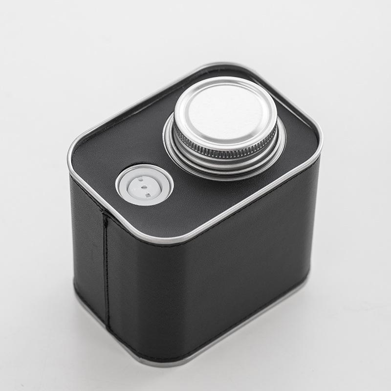 Tinplate Coffee Bean Storage Jar, Coffee Powder Sealed Jar, with One-Way Valve for Exhausting