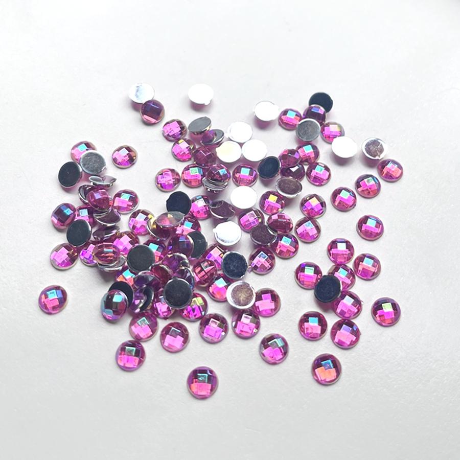 

Блестящие 6 мм поверхность земли AB цветные стразы DIY ювелирные украшения для ногтей аксессуары декоративные плоская задняя часть 150 шт./лот разноцветный