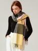 Fashion Imitation Cashmere Women Casual Tassel Plaid Scarf Wild Winter Warm Shawl Long Wrap Vintage Outdoor Female Thick Blanket
