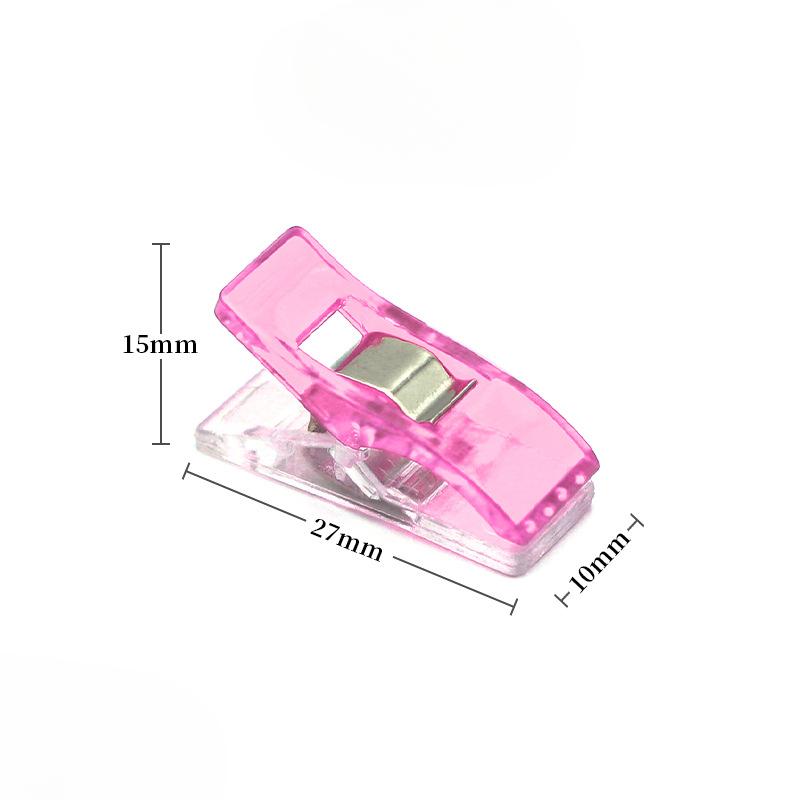 Multipurpose Sewing Clips Colorful Binding Clips Plastic Craft Quilting Clips Sewing Craft Clamps for DIY Sewing Binding