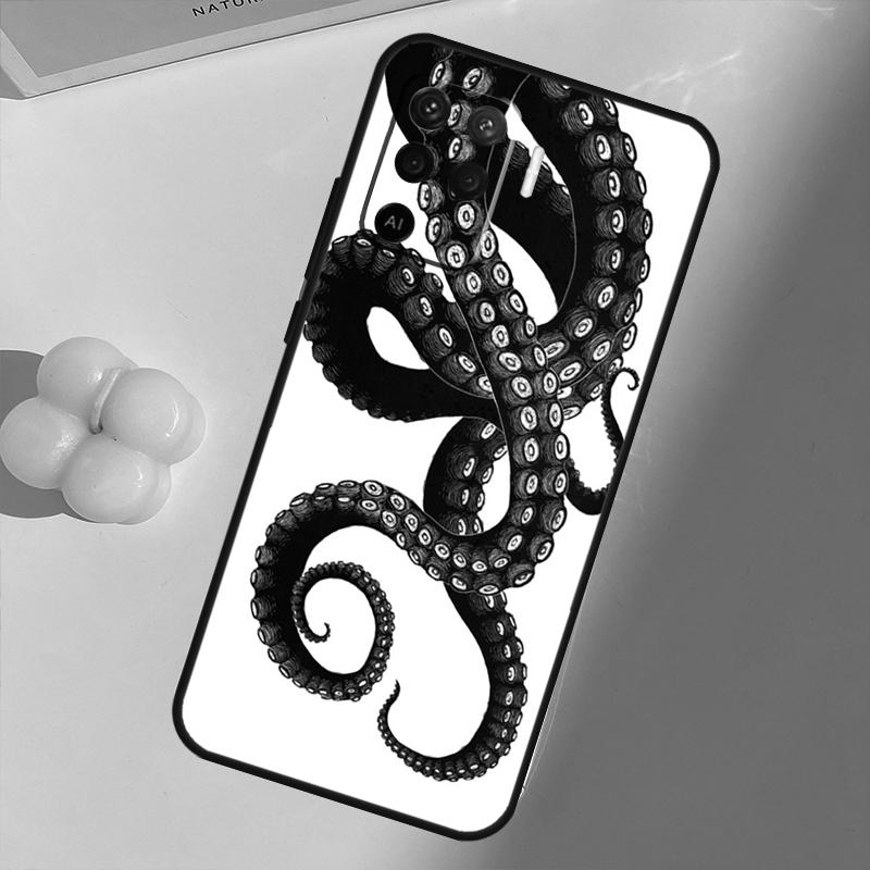 Octopus Case For OPPO A1K A3S A5S A15 A16 A52 A72 A5 A9 A31 A53 A83 A91 A93 A54 A74 A94 Cover Capa