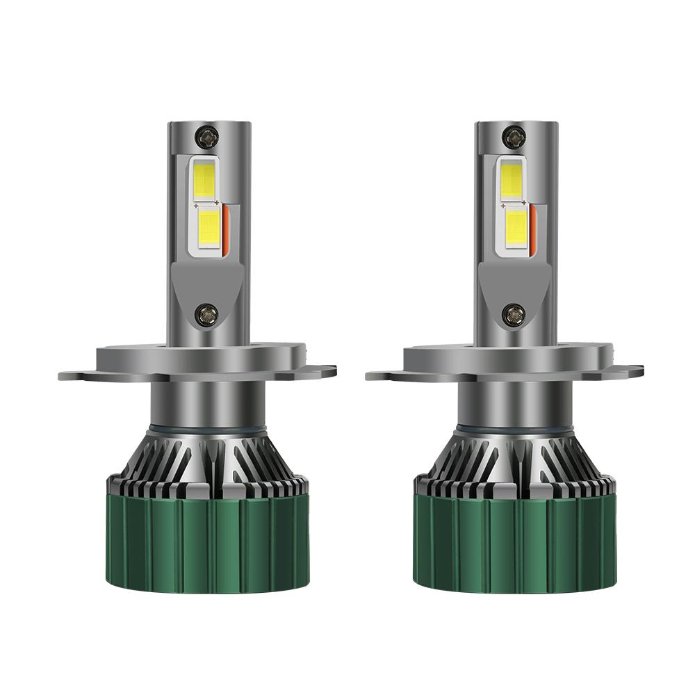 Car LED Headlight High Power Canbus Turbo Lamp with External Drive 6000K Car Light DC12V H1 H4 H7 H11 9005 9006 9007 H13