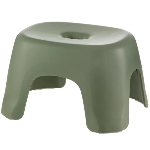 Richell Hayul Bath Stool, TL 20H, Green, 20cm, Made In Japan, Antibacterial, Bathroom Stool, Elevated, Caregiving, Mold-Resistant, Stylish, Magnetic,