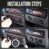 3Pcs Upgraded Climate Control Knobs for Jeep Wrangler 1999-2006 Accessories,A/C Control Switch Button Heater Blower Temperature Fan Speed