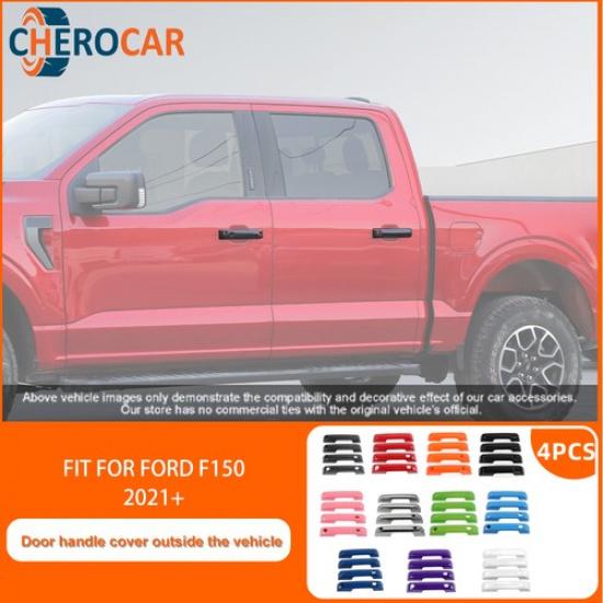 For -2024 Ford F150 4 Door Handle COVERS FRONTS w/ 2 SMART KEYS Accessories