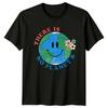 There Is No Planet B Earth Day Groovy Graphic TShirt