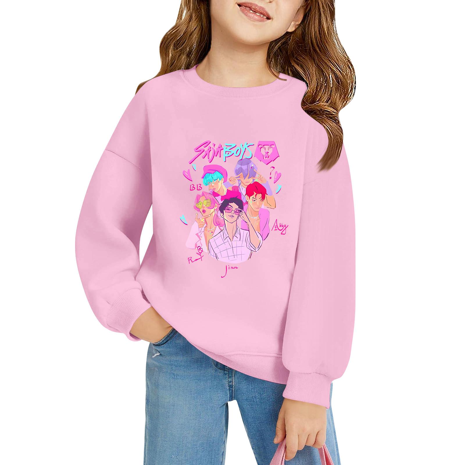 

Детский пуловер свободного кроя с длинным рукавом, с принтом букв и круглым вырезом 140