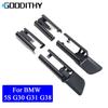 Car Interior Black Front Rear Left Right Seat Rail Trim Cover Sliding Track Replacement For BMW 5 Series G30 G31 G38 2016-