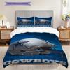 Biancheria da letto vibrante con emblema del Dortmund (1 * copripiumino + 2 * federa, senza nucleo) Set biancheria da letto 2D Piatto Regalo di Natale Compleanno Morbido e Confortevole