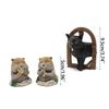 Harz Katze Gopher Gartendekoration Skulptur Figuren Rasen Garten Ornament Geeignet für Außenbereich Fügt Charme Laune hinzu