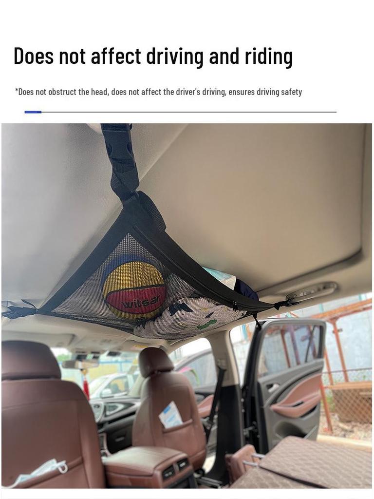 Roof Cargo Suitcase & Travel Clothesline with Mesh Pocket for Outdoor and Off-road Tours