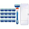 Porte-lames de rasoir cinq couches portable pour homme – Lavable et durable