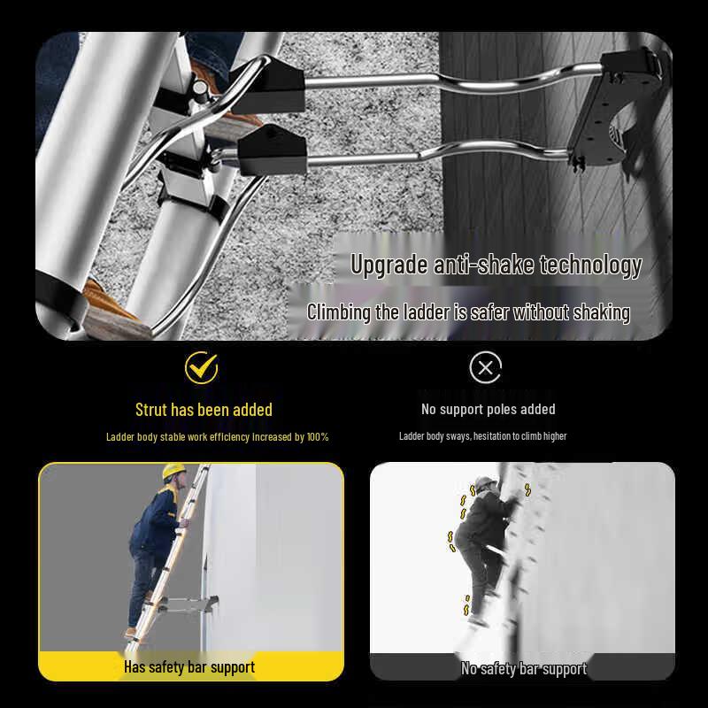 Miaoqiao Huace Multi-functional Steel Folding Ladder