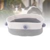 Cat Scratcher Bed Basket Cotton Rope Hand Knitting Stylish Look Cat Sleeping Bed Scratching Mat for Home Indoor