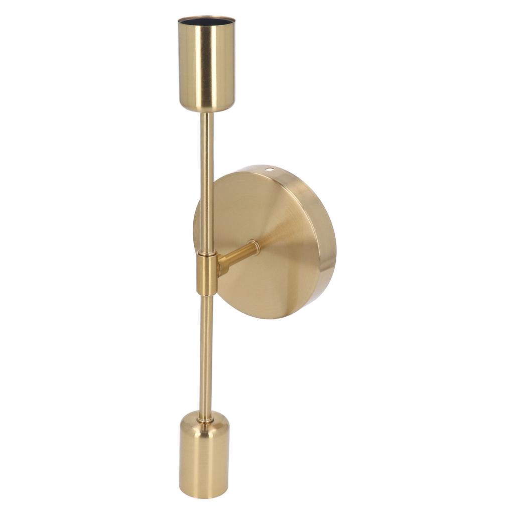 Double Wall Light Base E27 E26 Rust Proof Vintage Wall Lamp Bulb Holder for Living Room Bathroom Gold 85‑265V