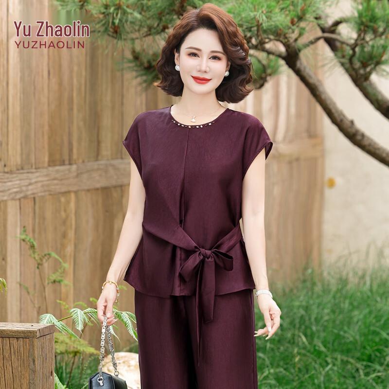 

YUZHAOLIN Women s Elegant Short Sleeve Two-Piece Summer Outfit XL