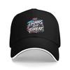 Transgender Pride LGBTQ Baseball Caps Casual Trans not Threat Sandwich Hats Unisex Polyester Caps Hat Outdoor