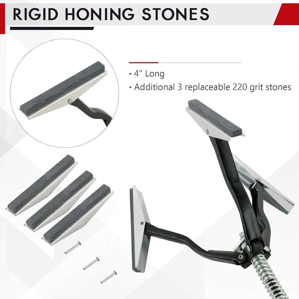 Engine Brake Cylinder Hone | Engine Cylinder Hone Tool for Grinding Holes Adjustable Deglazer 2" To 7" (5.1cm–17.8cm)
