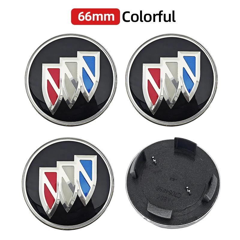 4pcs 54mm 60mm 62mm 66mm 67mm Car Wheel Center Hub Caps Cover Emblem For Buick Excelle GT Envision Verano Regal LaCrosse Encore