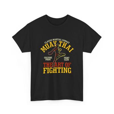 Muay Thai Fighting T-Shirt | Martial Arts Tee, Sports Gift, Kickboxing T-Shirt