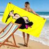 Mafalda Print Beach Towel, Large Soft Quick Dry Towel for Beach Camping Swimming