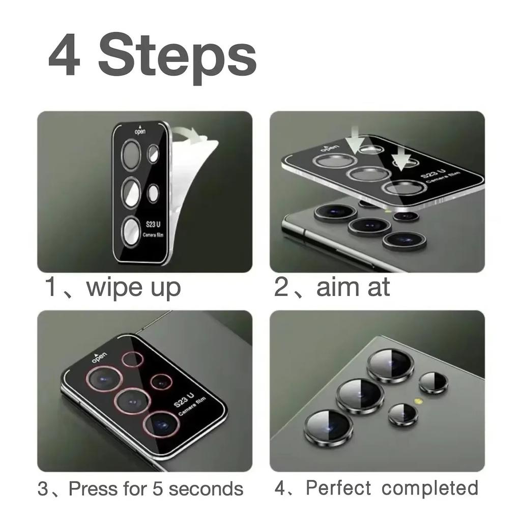 For Galaxy S25/S24/S23 Ultra/Plus/S22 Camera Lens Protector Tempered Glass Anti-Scratch Shatterproof Screen Cover