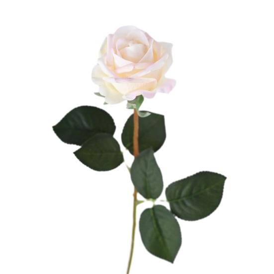 

Artificial Realistic Rose Flower Real Touch Faux Silk Rose Bouquet Long Stem Fake Flower with Leaves for Home Wedding Party Table Centerpiece