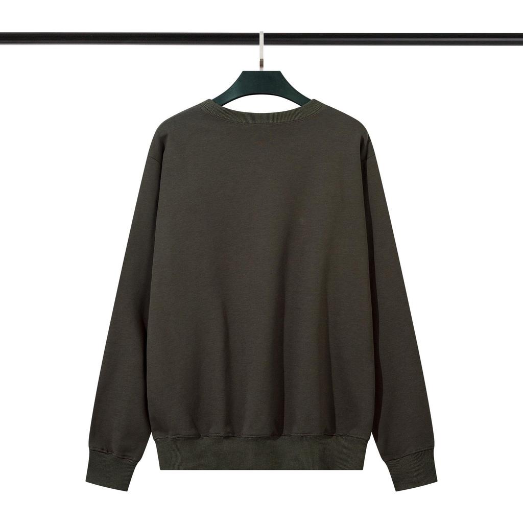 Cross ClassicSTONE Einfarbig Rundhals-Kapuzenpullover mit Abzeichen - Unisex Langarm für Paare