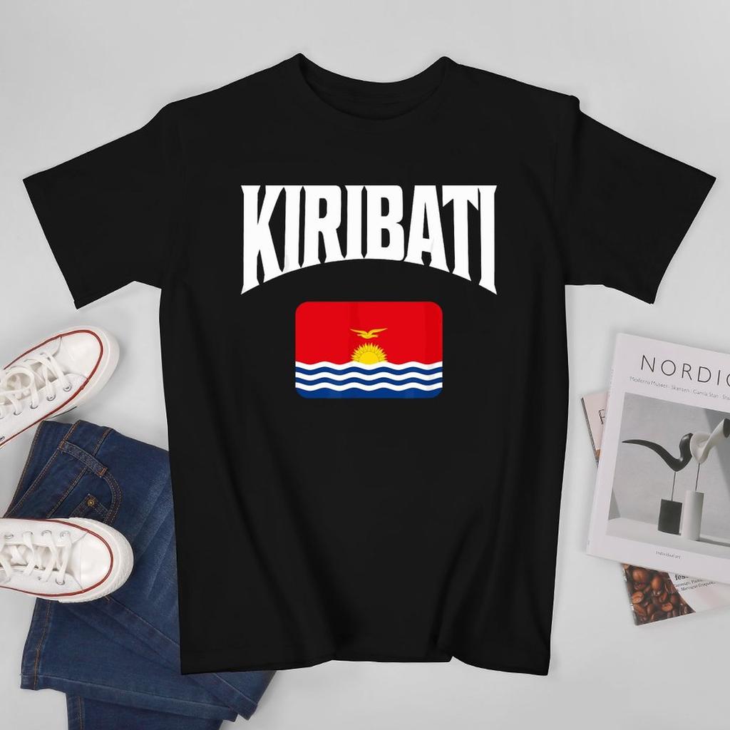 Unisex Tshirt Kiribati Flag Cool Fans T Shirt Unisexs Tee 100 Cotton Xs5xl Oneck Tshirt Fashion Short Sleeve