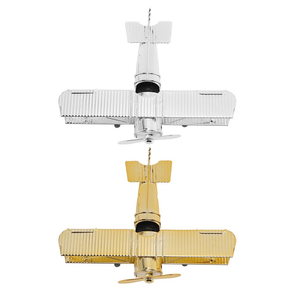 Metal Airplane Decoration Middle Size Iron Airplane Desktop Decoration for Home and Office