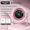 New High-speed Circulating Fan, Household Kitchen Charging Silent Desktop Turbo Small Fan, Wall-mounted Desktop Small Electric Fan
