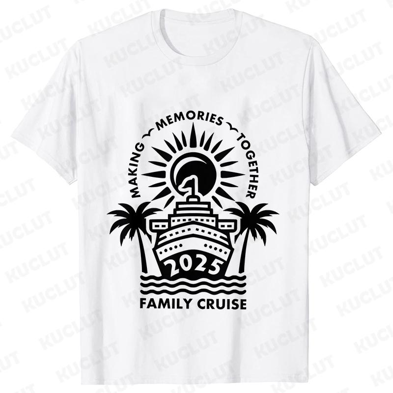 Family Cruise 2025 Tshirts Family Making Memories Together Tshirts Holiday Vacation Trip Shirt Cruise Squad T Shirts Tops