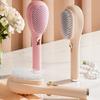 Yousheng Retractable Hair Brush Double-sided Self-Cleaning Scalp Massage Anti-static Air Cushion Comb Portable Men Women Hair Detangling Styling Brush