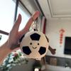Novos chaveiros e pingentes decorativos de Marshmallow, cereja, dragão, coelho, xícara de café, ursinho de pelúcia, bola de futebol, tartaruga