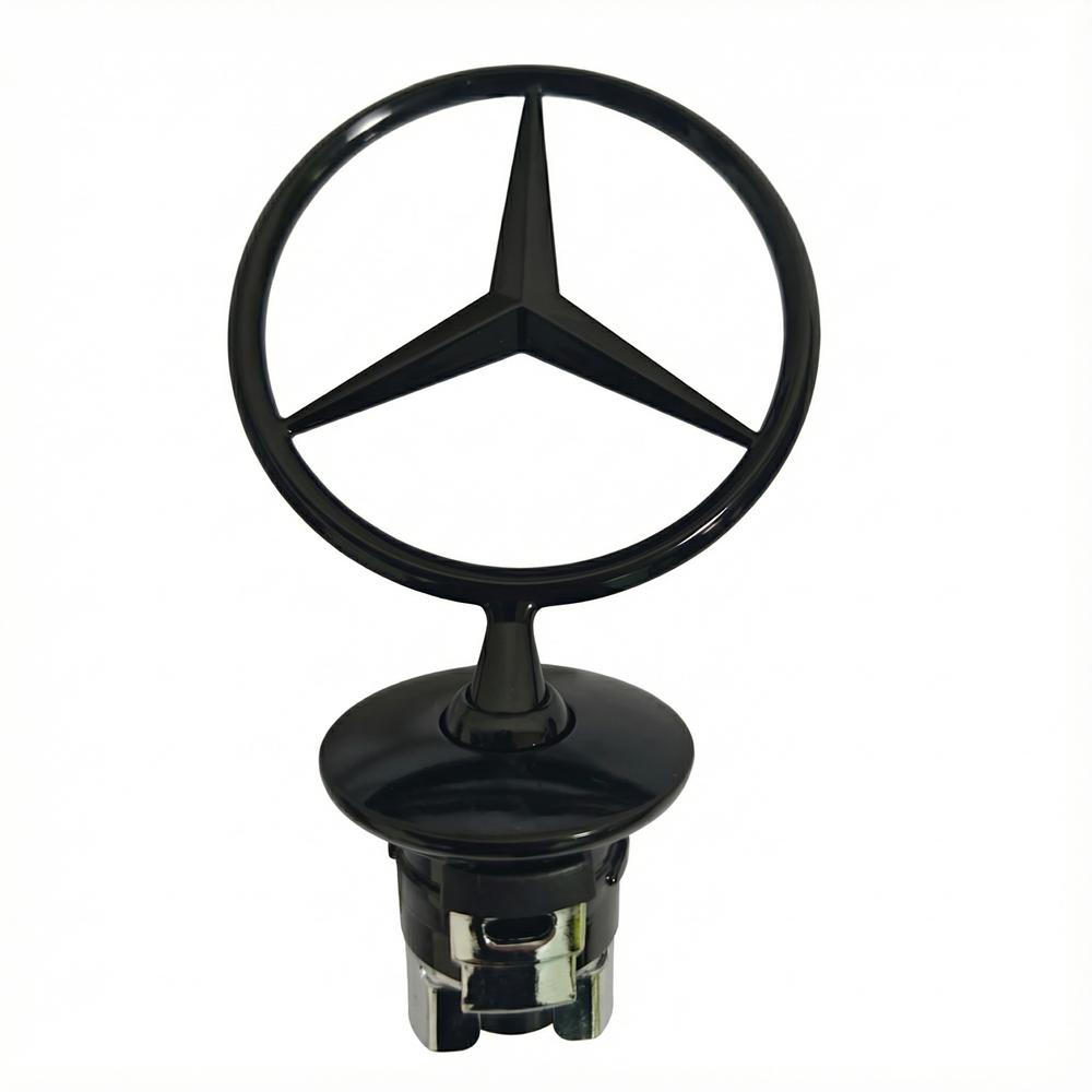 AABGV1 Car Bonnet Label Badge 3D Star Zinc Alloy Car Front Hood Emblem Mercedes Benz W203 W204 W205 W206 W212 W213 W222 W223 E300