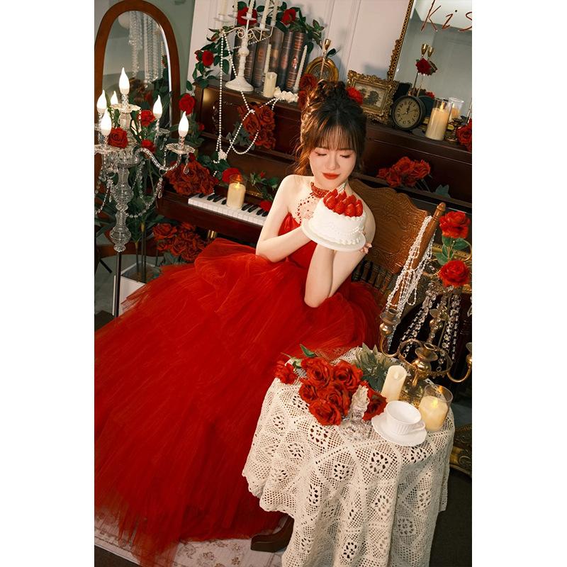 Clothing 2025 New Bridal Toast Dress Tube Top Light Luxury Niche High-end Wedding Banquet Dress Dress