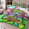Plants vs. Zombies 3Pcs Bedding Set Duvet Cover With Two Pillowcases For Bedroom Home Decoration