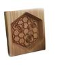 Wooden Biscuit Mold Portable Kitchen Wooden Gingerbread Cookie Molds Wood Color Rose Pine Cones Flowers Mould Baking Cake Tools