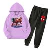 Kids Hoodie and Sweatpants Set Graphic Print with Pockets for Boys and Girls