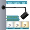 Adjustable Wall-Mounted LED Spotlight with Telescopic Arm for Exhibitions and Paintings