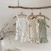 2025 Summer Girls' Camisole Pajama Set - Cute Infant Home Clothes