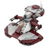 Space Republic Fighter Tank TX-130T AAT Occupier Military Transport Aircraft Minifig Scale Building Blocks Assembly Toy  Gifts
