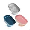 Self Draining Soap Cleaning Non Slip Vanity Tray Not Punched Fast Drying Storage Box for Kitchen