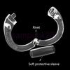Manyjoy Plastic Chastity Bird Cage Male Locking Chastity Belt Device with 4 Penis Rings Restraint Penis Lock Sex Toy for Men Gay