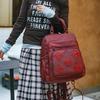 Vintage Leather Backpack for Women Casual Daypack Travel Shoulder Bag with Multi Pockets