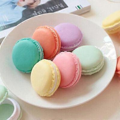 Mini Macaron Ring Øreringe Smykker Halskæde Organizer Opbevaringsboks
