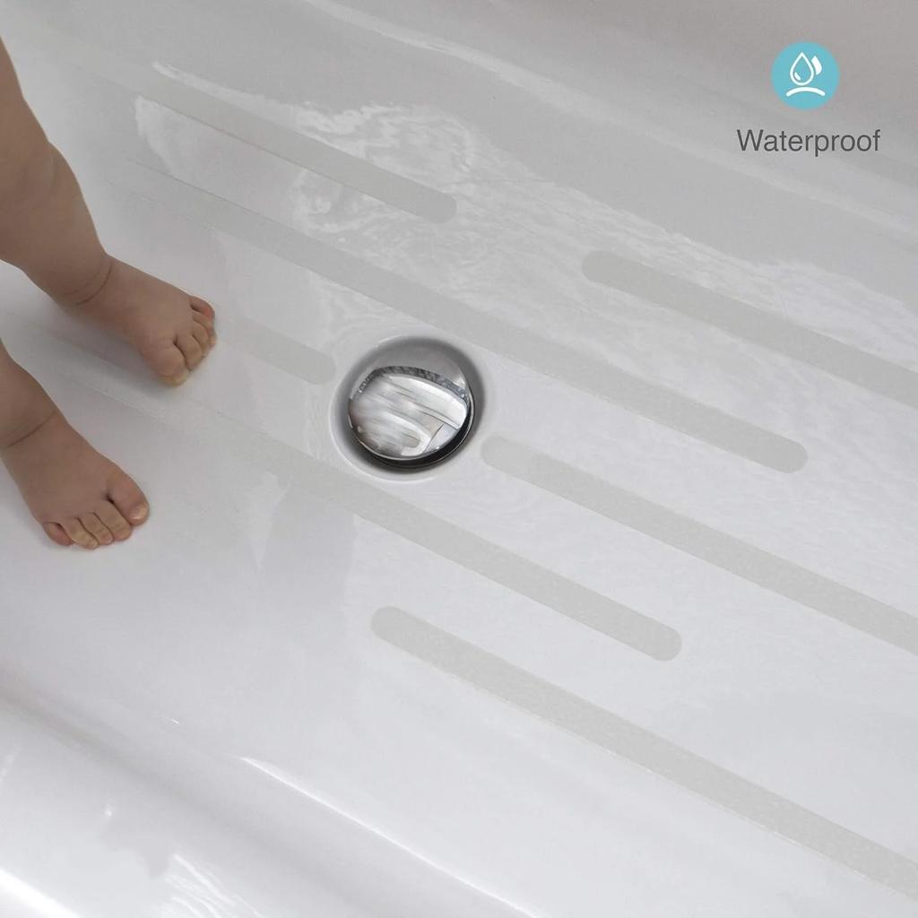 transparent anti-slip tape, waterproof and anti-slip, providing excellent grip, suitable for bathtubs, boats and stairs