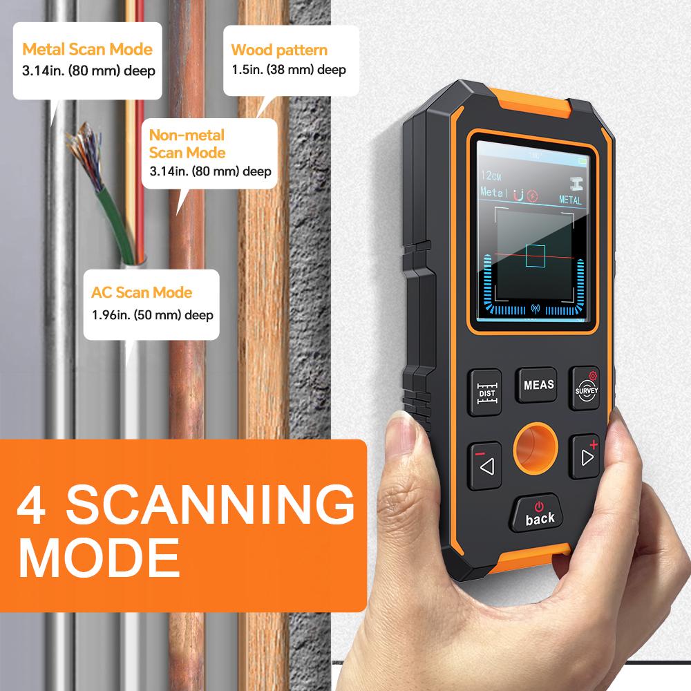 NOYAFA NF-513S Metal Detector Wire Finder Underground Cable Tracker for Detecting AC Metal Wood In Walls - Cable Finding Tool