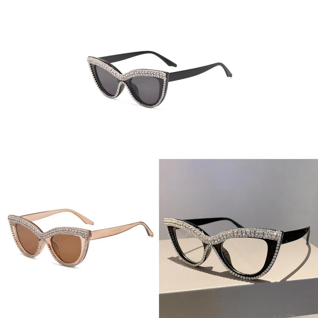 Vintage European American Punk Style Sunglasses Retro Fashion Street Snap Sunshade Shades Tea Color Lens