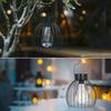 Solar Powered Engrgy Bird Cage Design Pendeant H Anging Lamp Lantern Outdoor Light Sensitive Light Control  IP65 Water